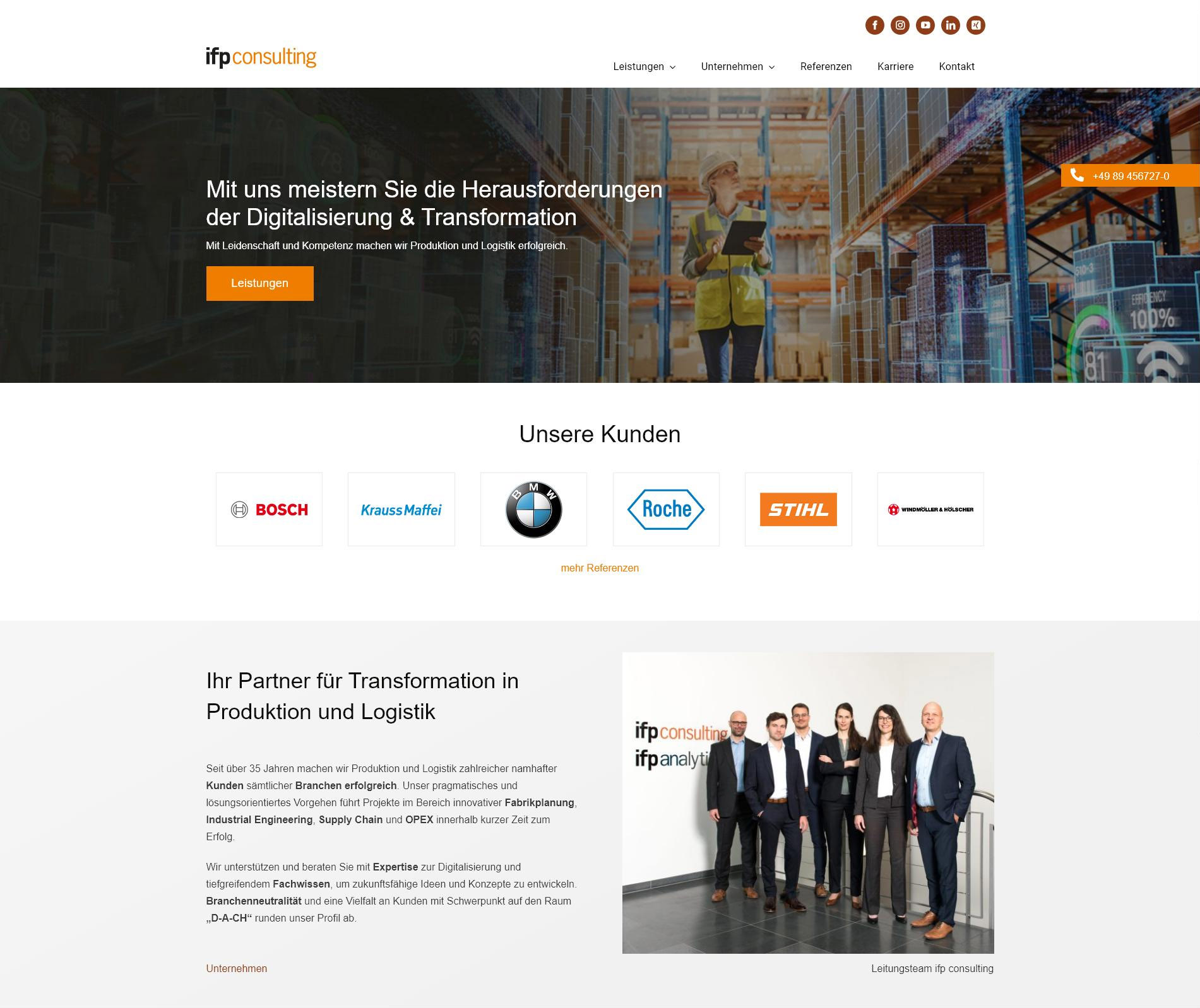 normale Website
